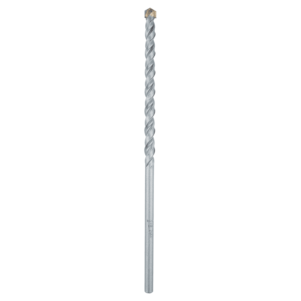 1/2" x 12" Carbide Tipped Percussion Masonry Hammer Drill Bit