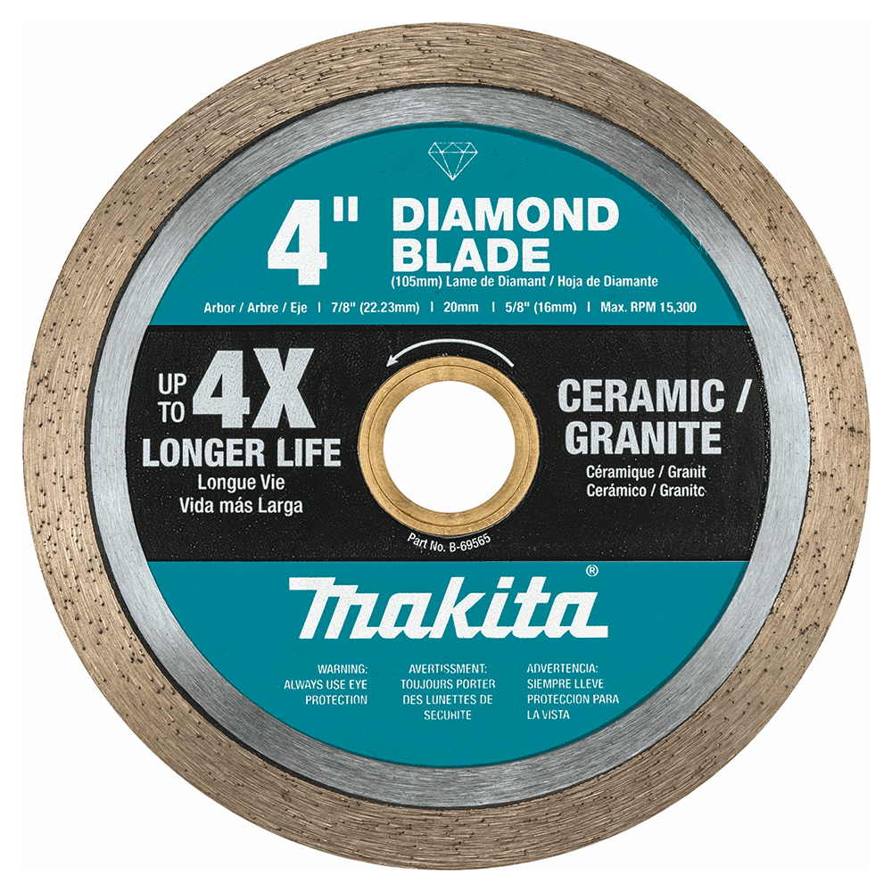 4" Continuous Rim General Purpose Diamond Blade