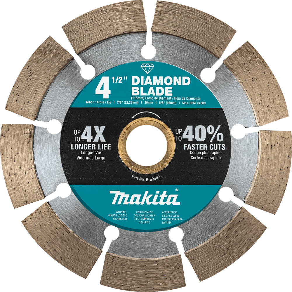 4‑1/2" Segmented General Purpose Diamond Blade
