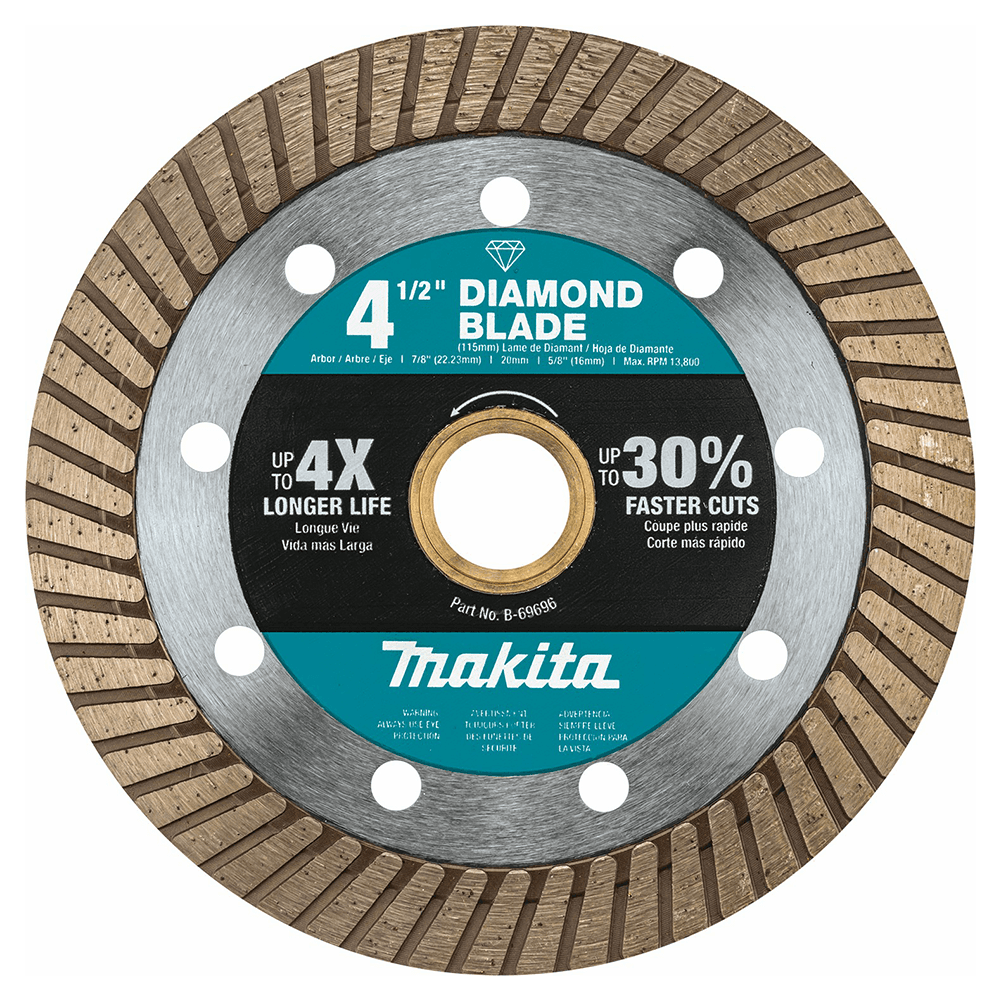 4‑1/2" Turbo General Purpose Diamond Blade