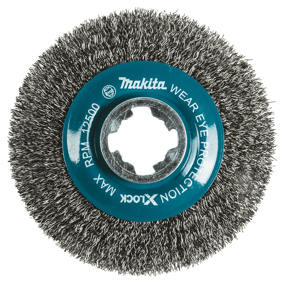 4-1/2" X-Lock Carbon Steel Crimped Wire Wheel Brush