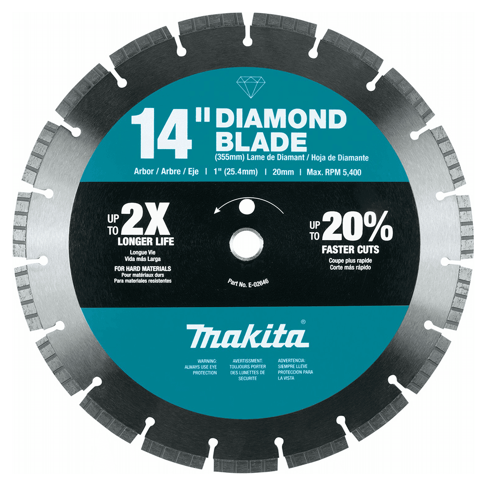 14" Segmented Hard Material Diamond Blade