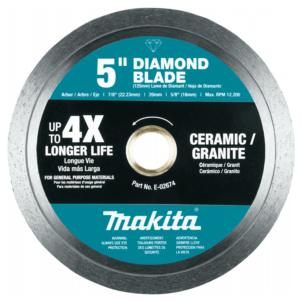 5" Continuous Rim General Purpose Diamond Blade