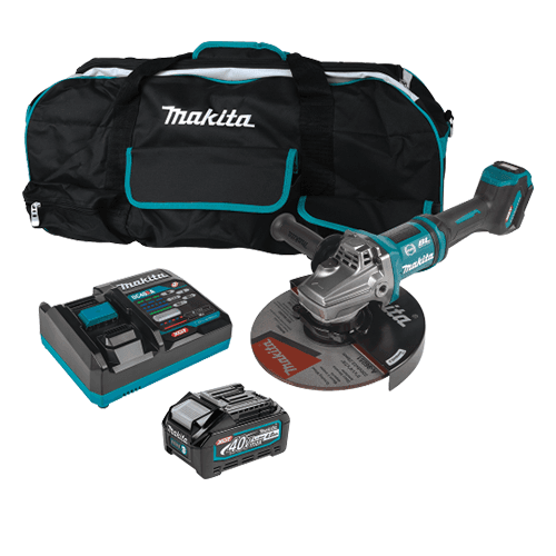 7" x 9" 40V max XGT Brushless Cordless Paddle Switch Angle Grinder Kit with Electric Brake, AWS Capable (4.0Ah)