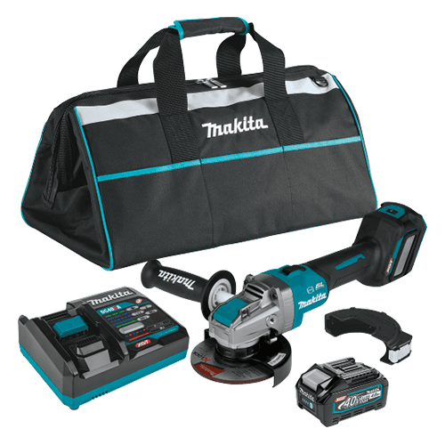 4-1/2" x 5" 40V max XGT Brushless Cordless X-LOCK Angle Grinder Kit with Electric Brake, AWS Capable (4.0Ah)