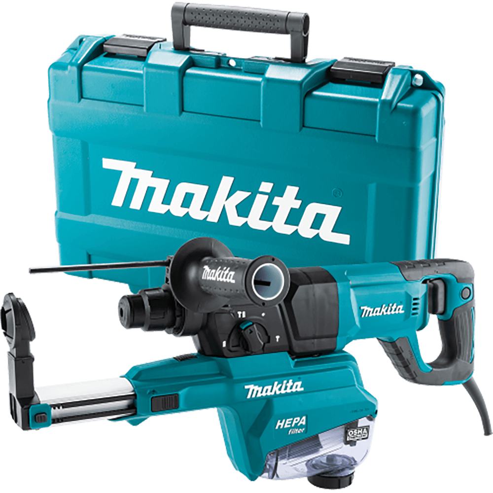 1" SDS‑PLUS AVT D‑Handle Rotary Hammer with HEPA Dust Extractor