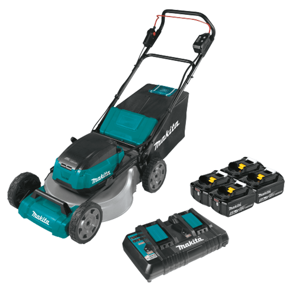 36V LXT Brushless 21" Commercial Lawn Mower Kit with 4 Batteries (5.0Ah)
