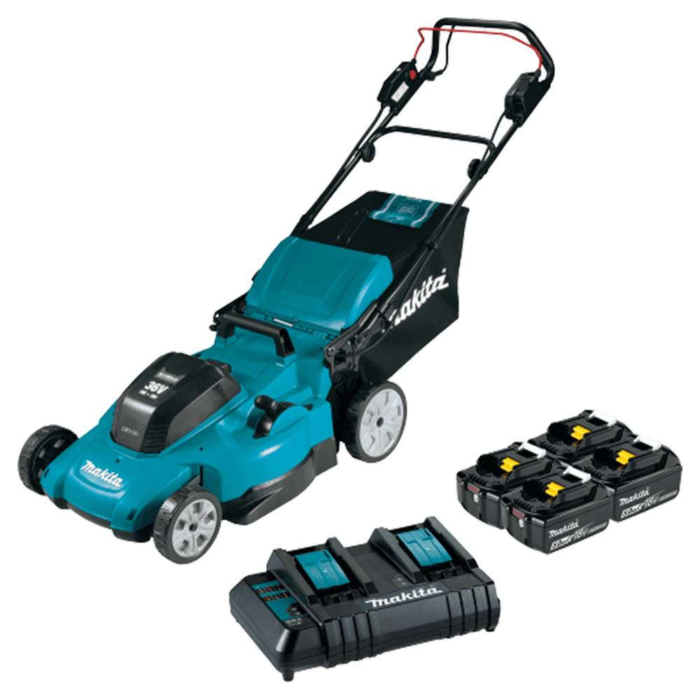 36V LXT 21" Self‑Propelled Lawn Mower Kit with 4 Batteries (5.0Ah)