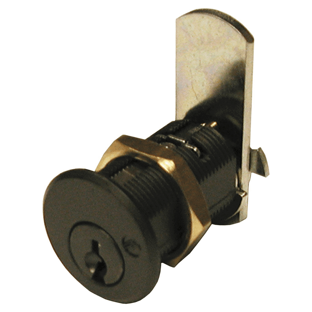 DCN N Series Pin Tumbler Cam Lock for 3/4" Material Thickness, Oil Rubbed Bronze, Keyed Different