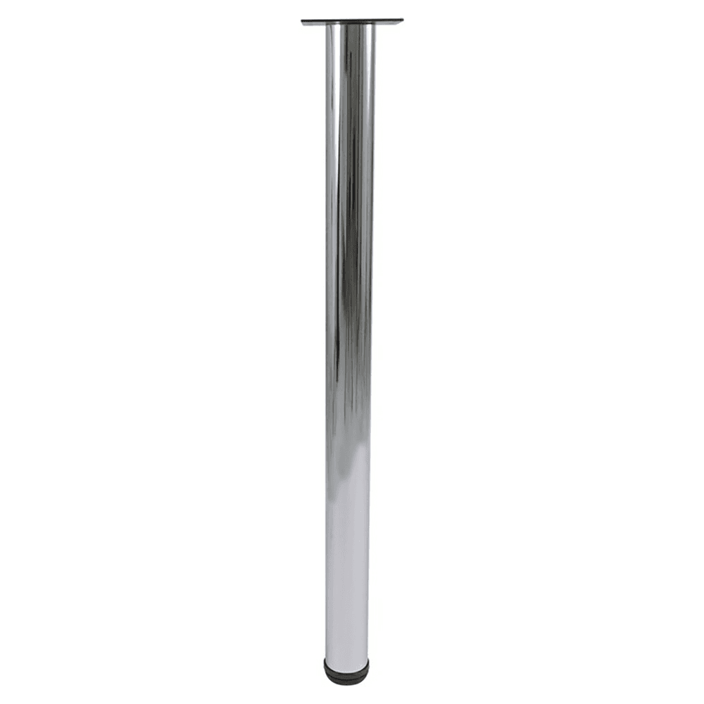 2-3/8" Diameter x 40-3/4" High Rockwell Single Table Leg, Chrome
