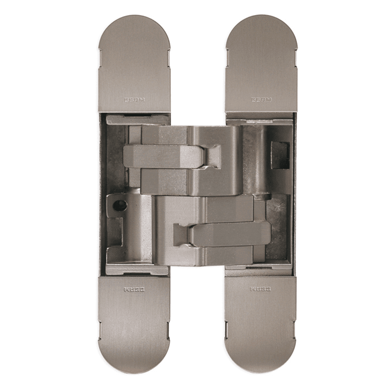 1131 Invisible 180° Opening Hinge, Satin Nickel
