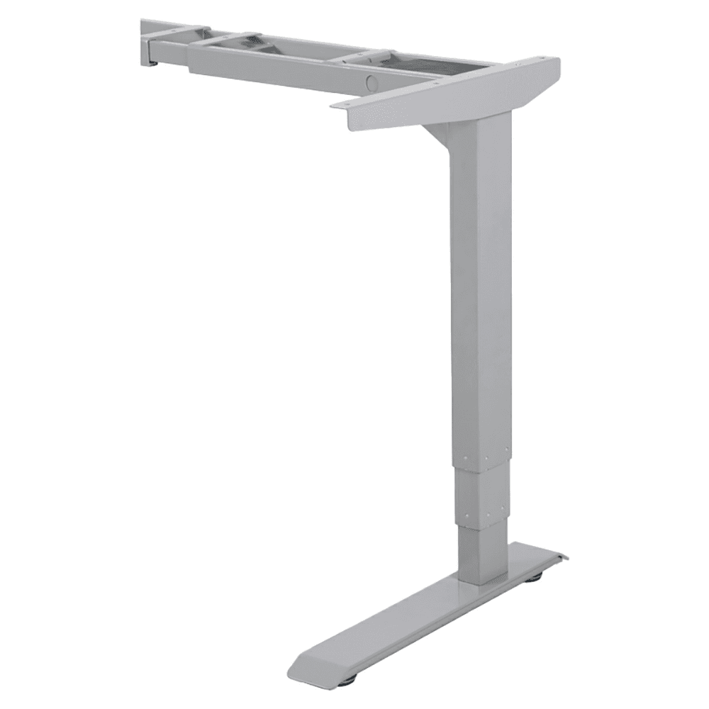39.4" - 70.9" Wide x 24" Deep C-Style Electric Desk Frame, Gray