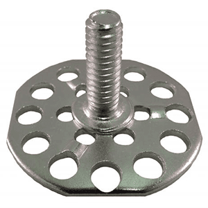 1/4-20 X 3/4" X 1-1/2" Corian Sink Base Plate, Zinc, 100/Pack