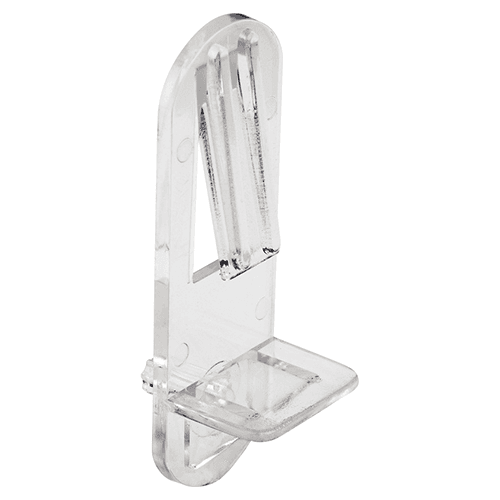 5mm Locking Shelf Clip with 5/8" Shelves, Clear Finish
