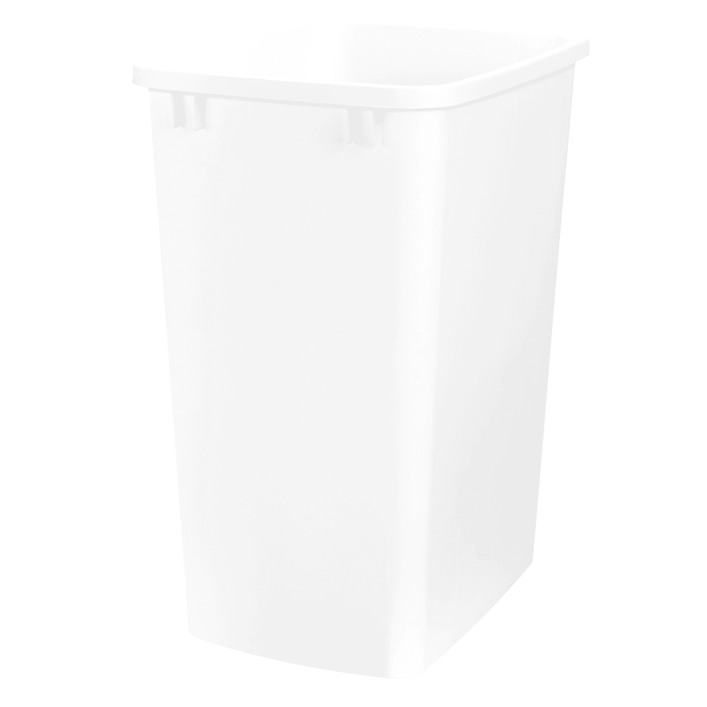 35 QT Replacement Bin, White, 17-7/8" Height