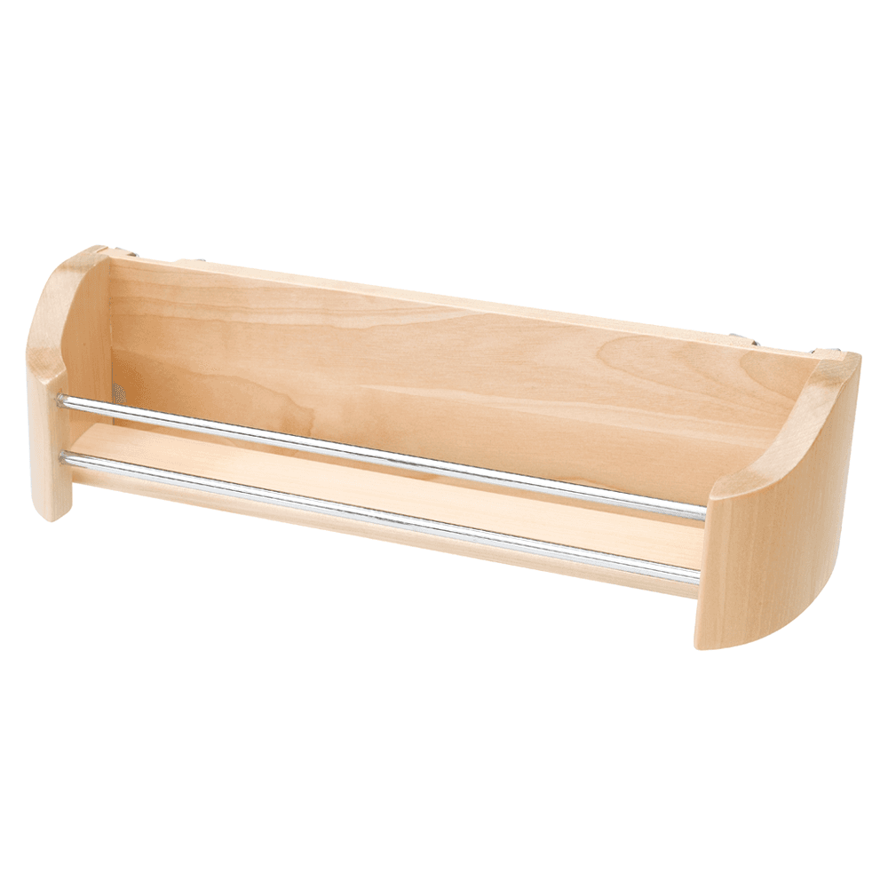 20" 1-Tier Wood Door Storage Tray with Screw Clips Bulk 5