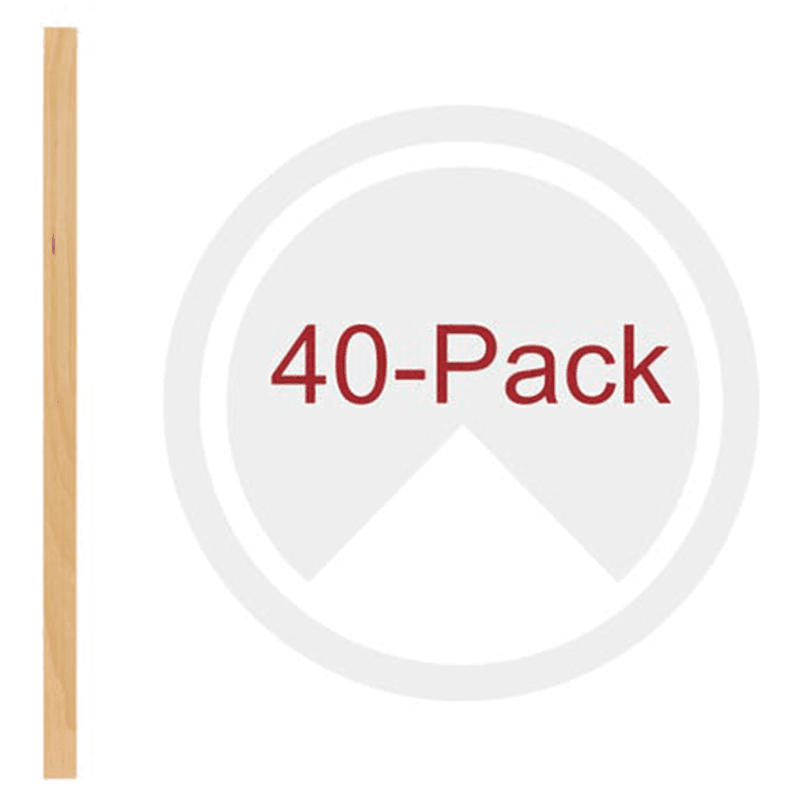 19-5/8" x 7/8" 4PILU Wood Pilaster System, Light Brown (40/Box)