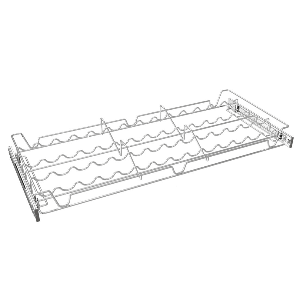 30" Sidelines Sliding Spice Rack for 14" Cabinet, Anodized