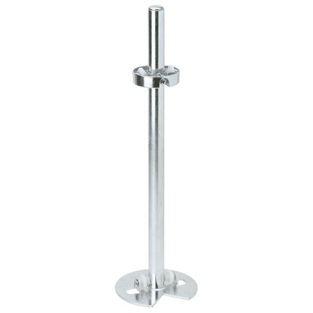 Kidney 2 Tray Bottom-Mount Hardware, Zinc