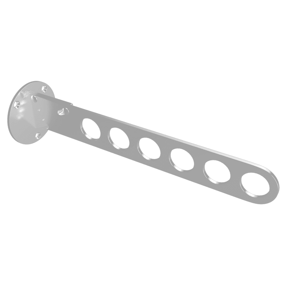 Sidelines Laundry Valet Rod, Chrome Finish