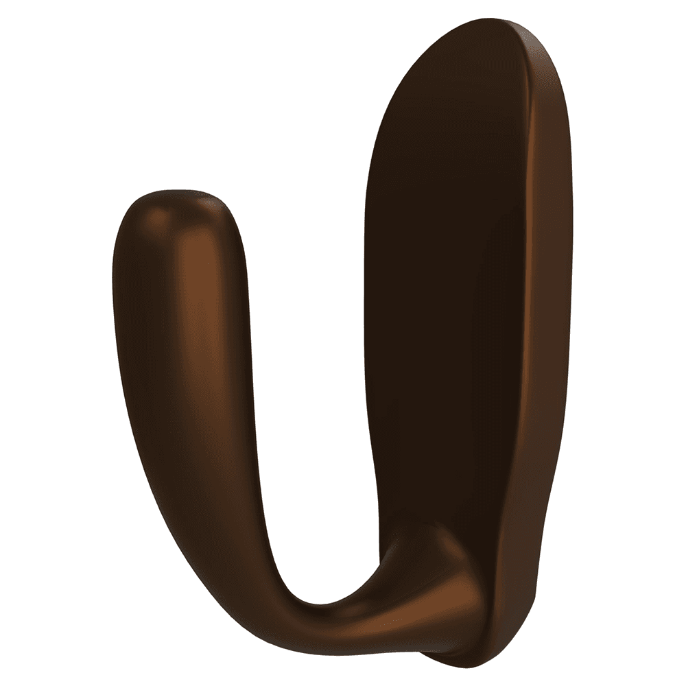 1-5/8" x 2-13/32" Sidelines Single Hook, Bronze Finish