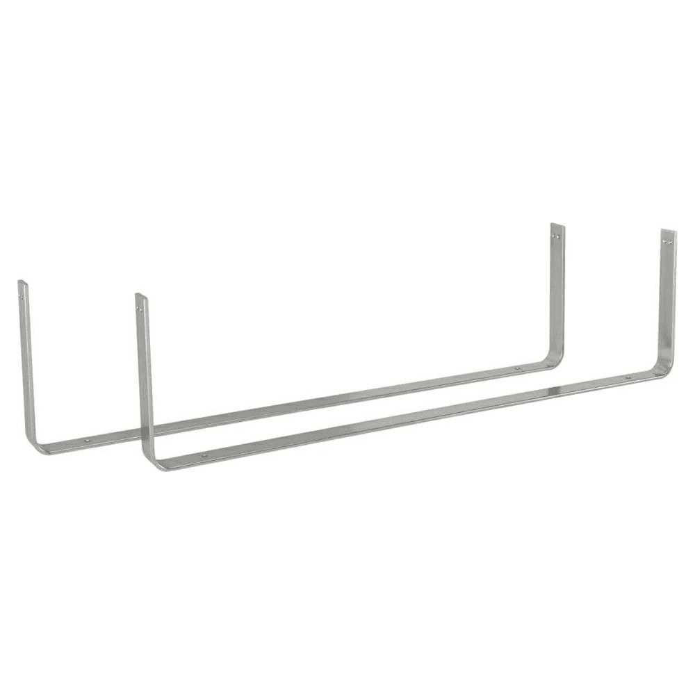 24" Top Mount Bracket Set for CB Series Basket, Anodized Aluminum Finish