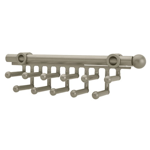11-7/8" - 18-1/2" Pull-Out Tie/Scarf Organizer, Satin Nickel Finish