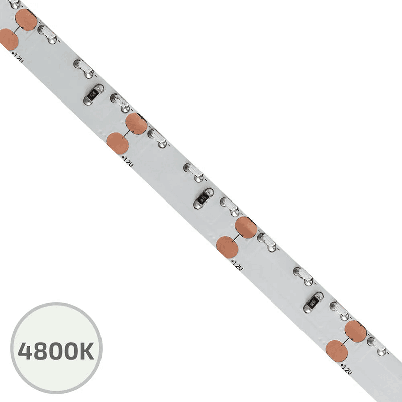 12V 41W Edge Emitting Cool White FlexTape LED Strip Light, 16.4' Roll, 4800K, White