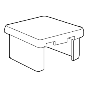 RVS11 Plastic Insert/Cap, Black
