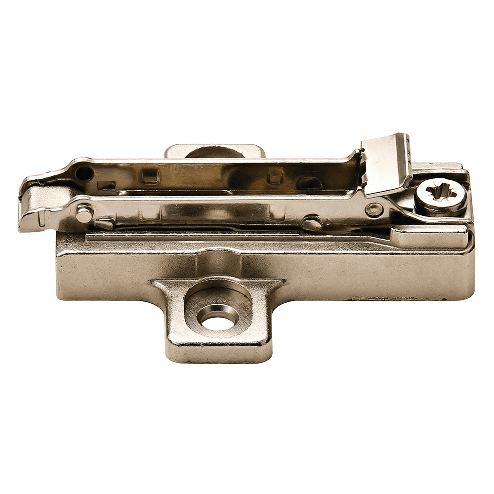 Clip-On 2-Cam Adjustable Wing Mounting Plate, Nickel-Plated, Screw-On, 18mm