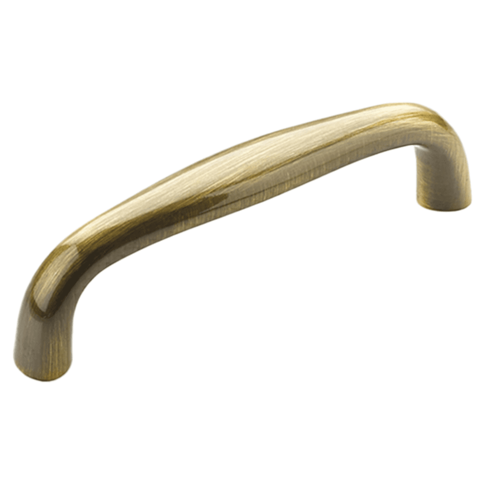3" Traditional Cabinet Pull, Antique Brass