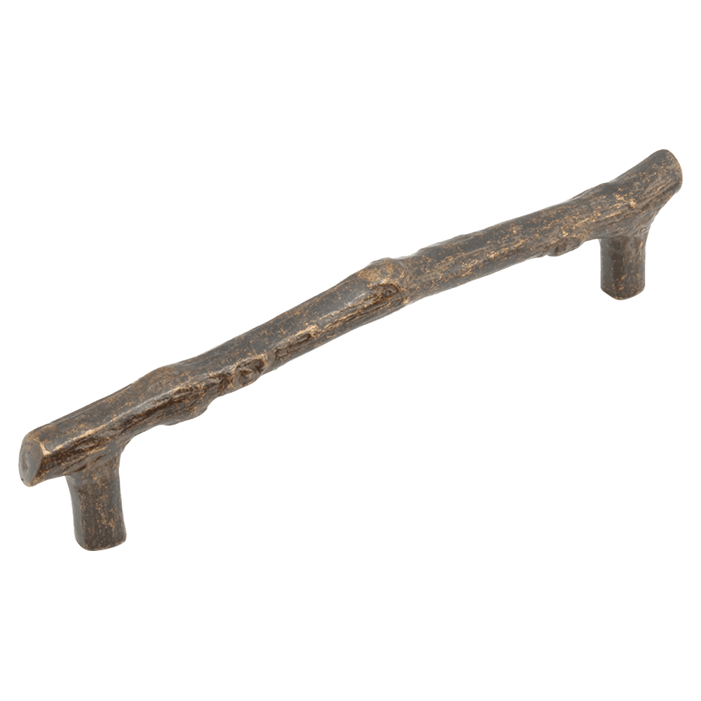 6" Mountain Cabinet Pull, Antique Bronze