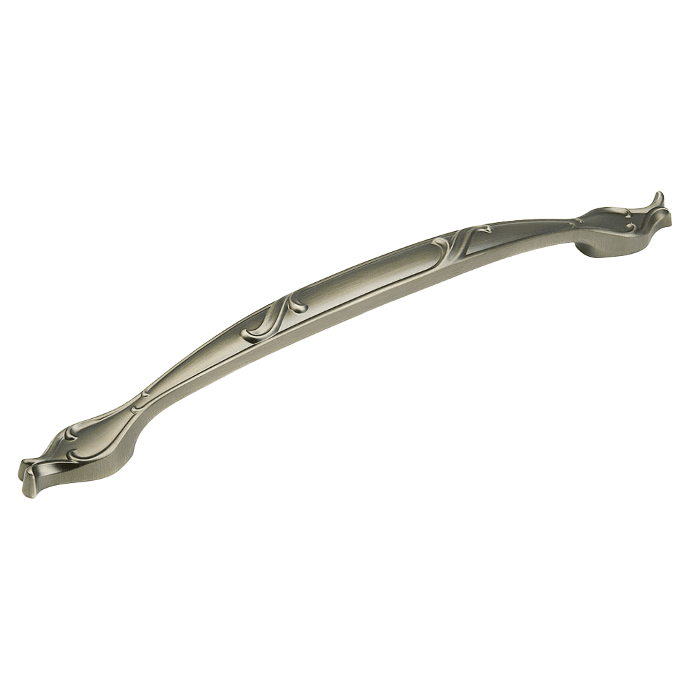 12" French Farm Appliance Pull, Antique Nickel