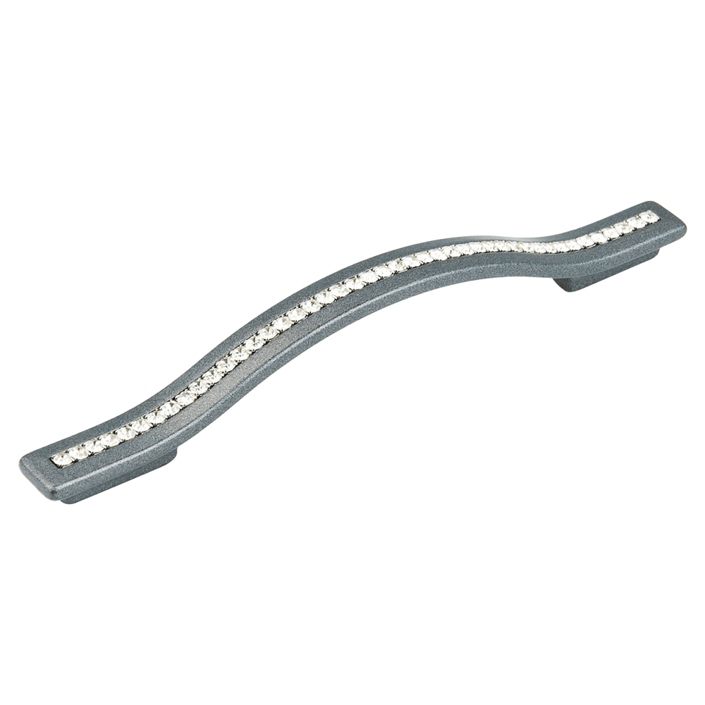 5-1/16" x 6-5/16" Skyevale Contemporary Cabinet Pull, Milano Silver