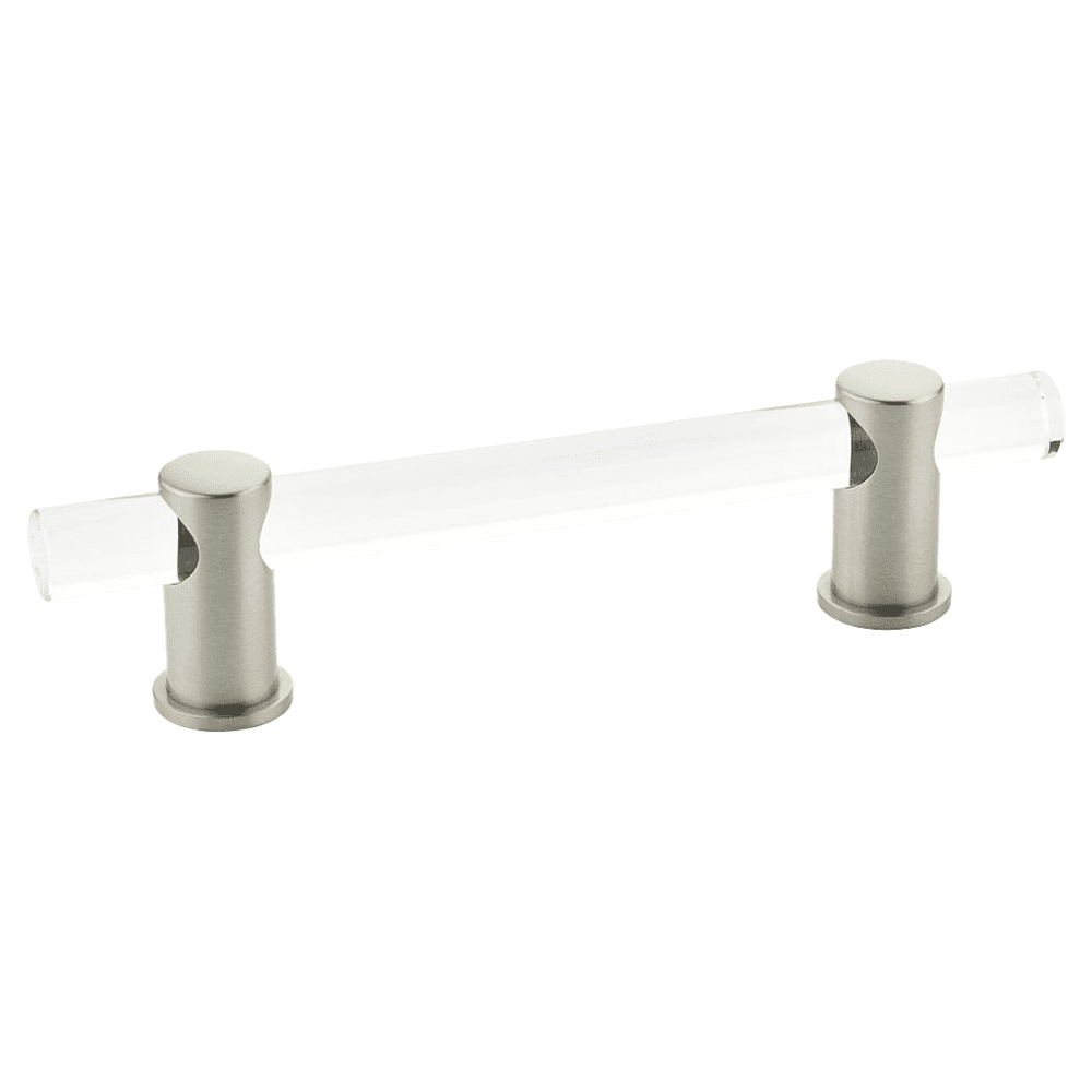 4" Lumiere Cabinet Pull, Satin Nickel