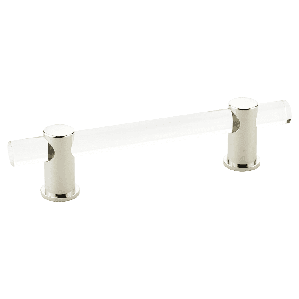 4" Lumiere Cabinet Pull, Polished Nickel