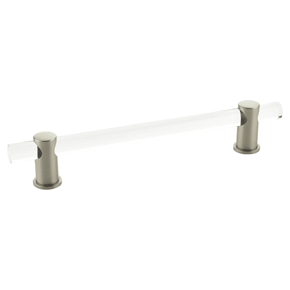 6" Lumiere Cabinet Pull, Satin Nickel