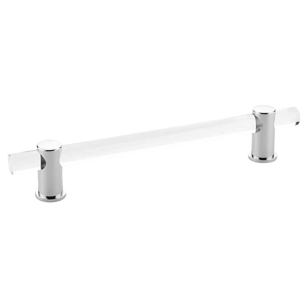 6" Lumiere Cabinet Pull, Polished Chrome