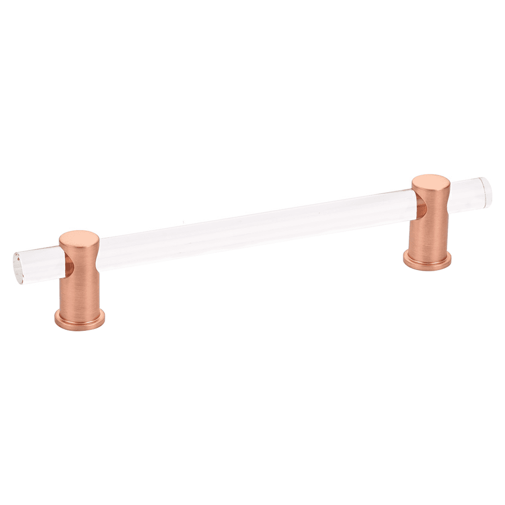 6" Lumiere Cabinet Pull, Brushed Rose Gold