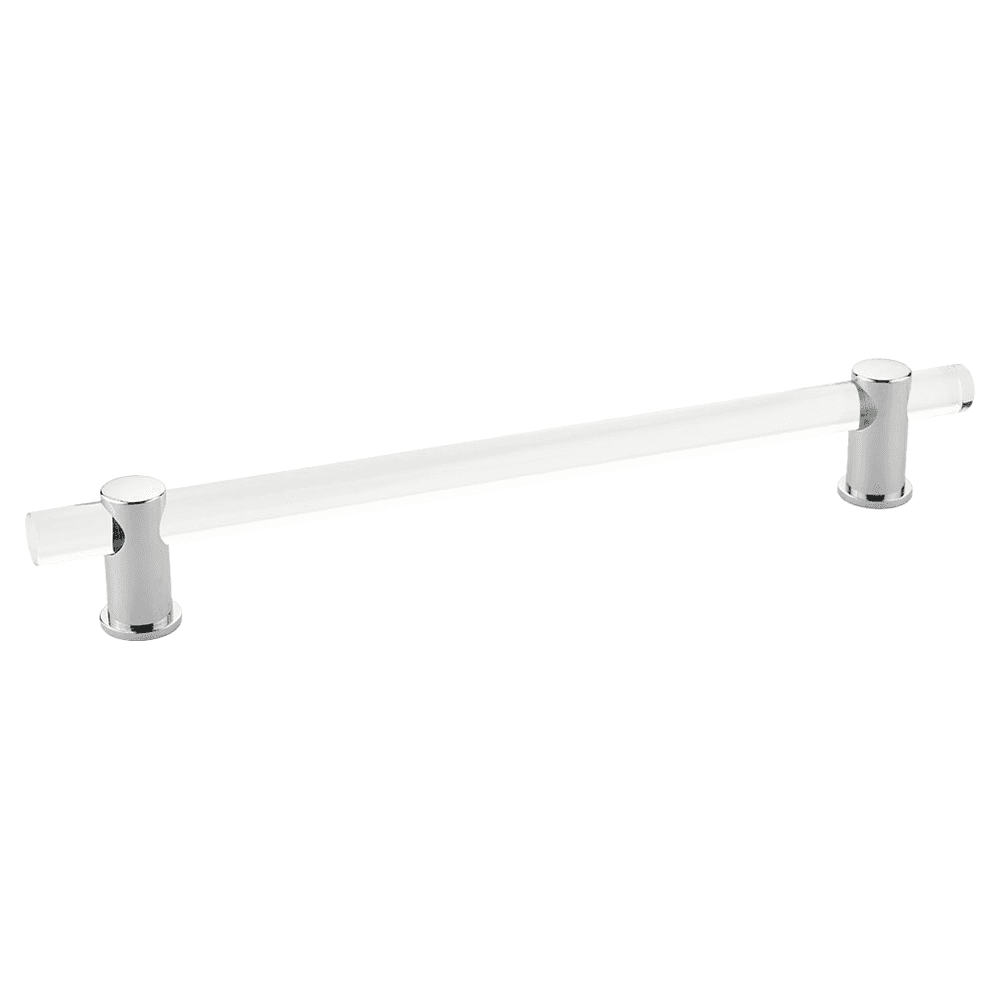 8" Lumiere Cabinet Pull, Polished Chrome
