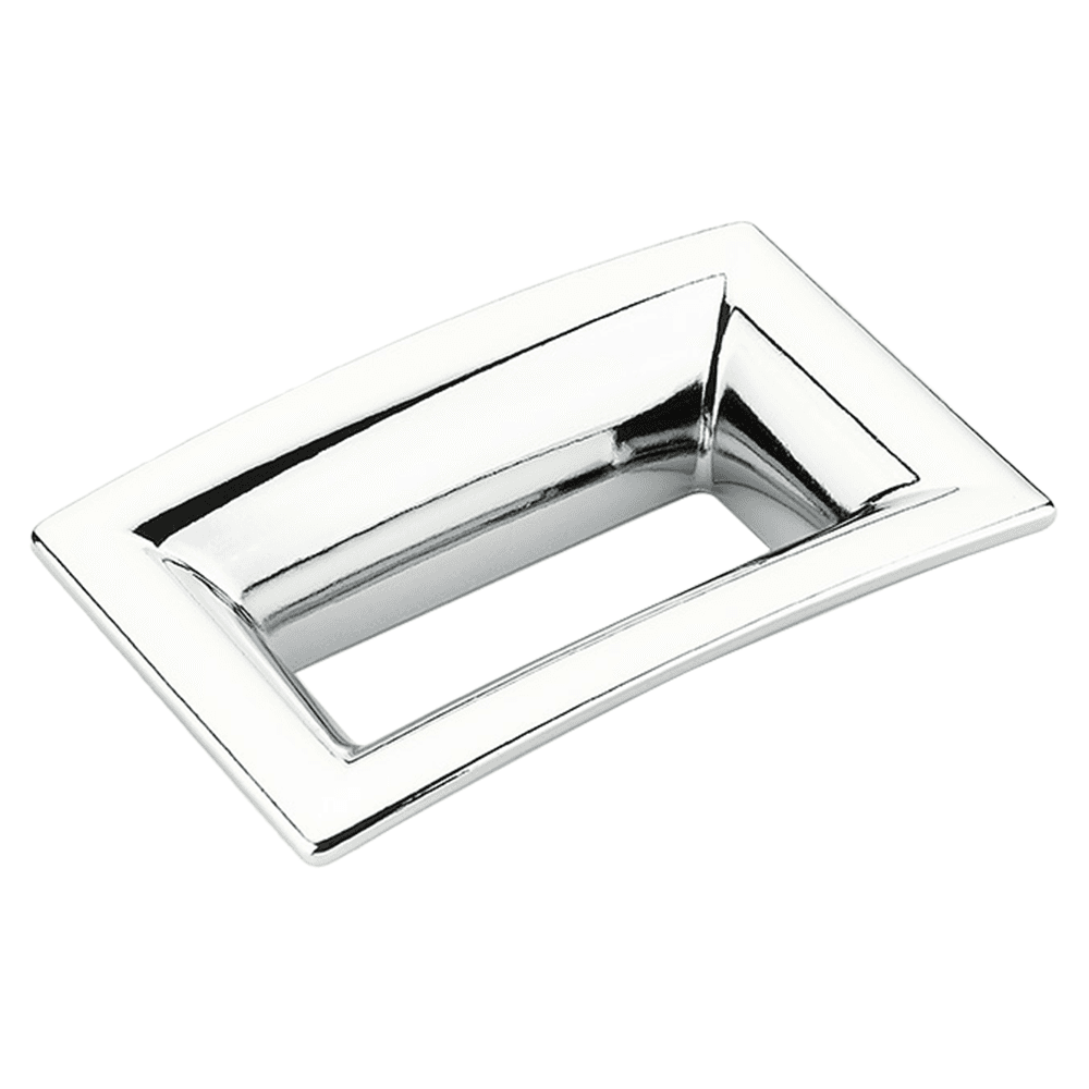 64mm Finestrino Contemporary Cabinet Pull, Polished Chrome