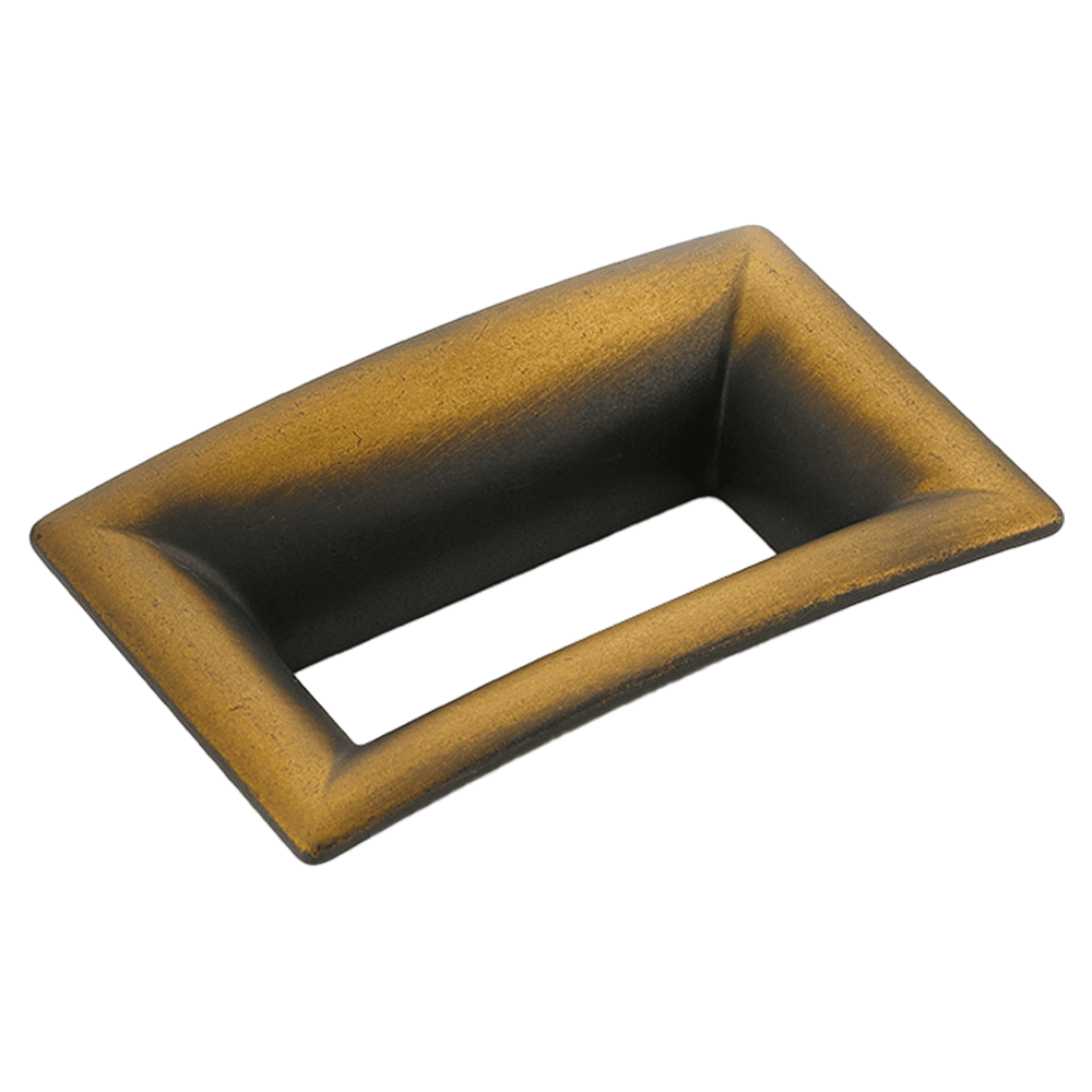 64mm Finestrino Contemporary Cabinet Pull, Burnished Bronze