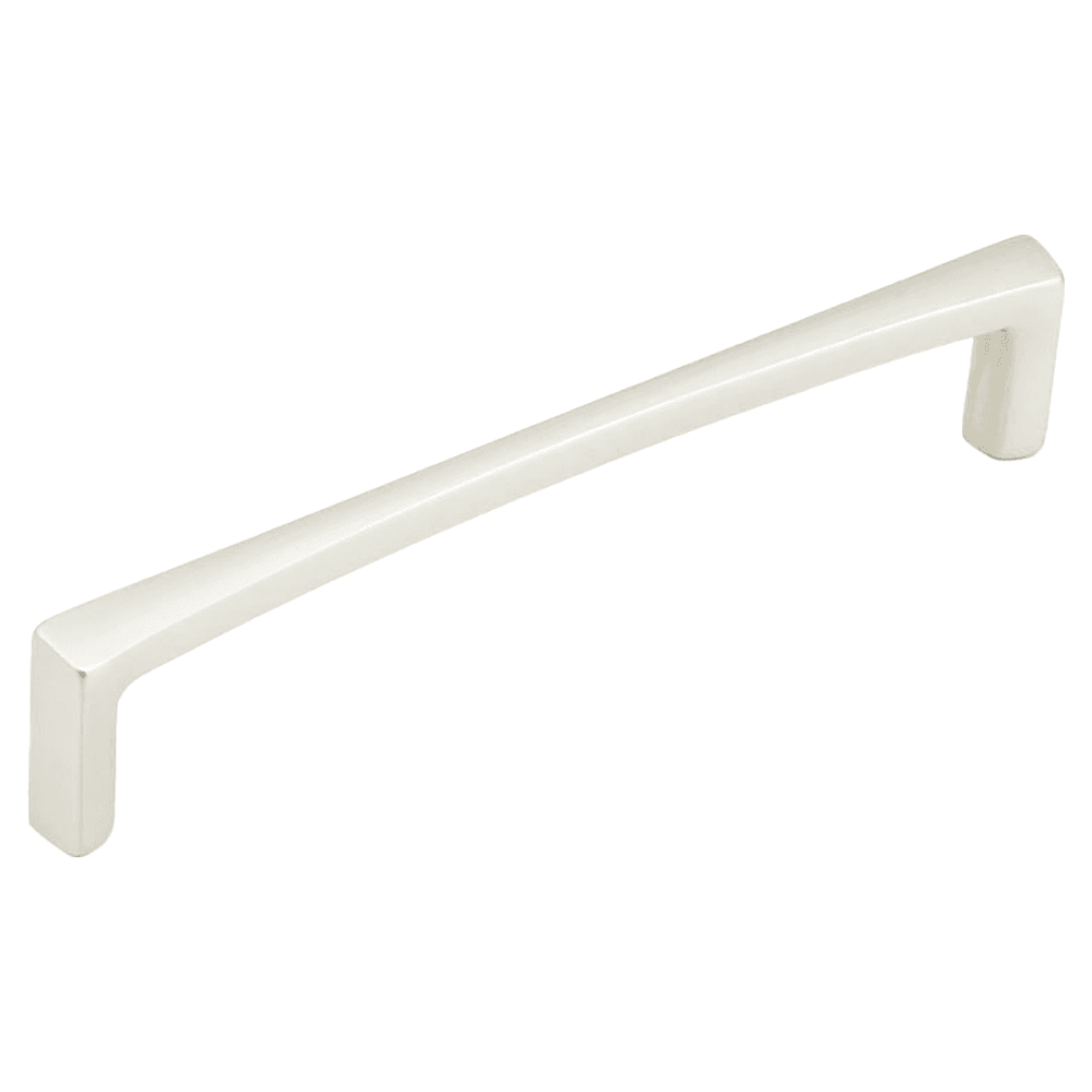 6" Italian Contemporary Cabinet Handle Pull, Satin Nickel