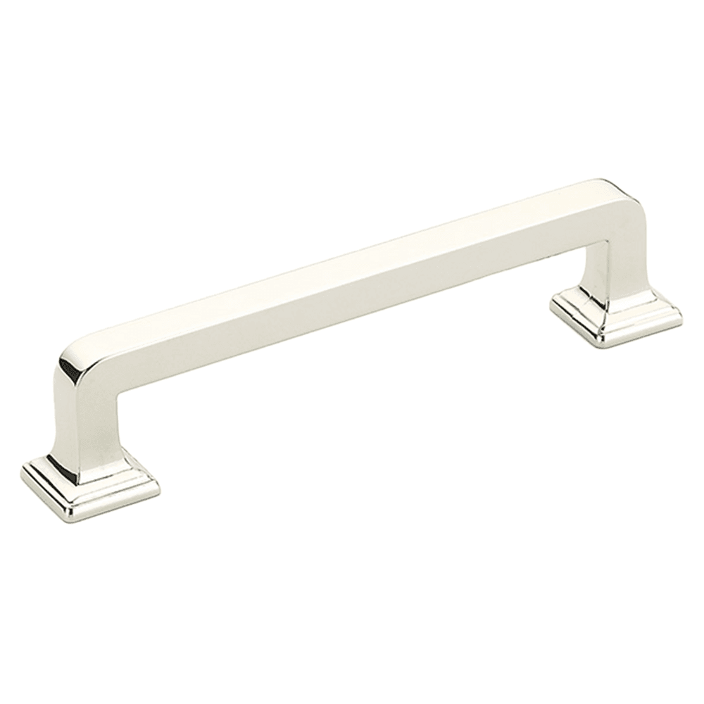 4" Menlo Park Cabinet Pull, Polished Nickel
