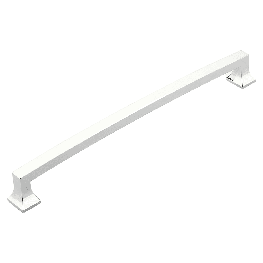 15" Menlo Park Arched Appliance Pull, Polished Chrome