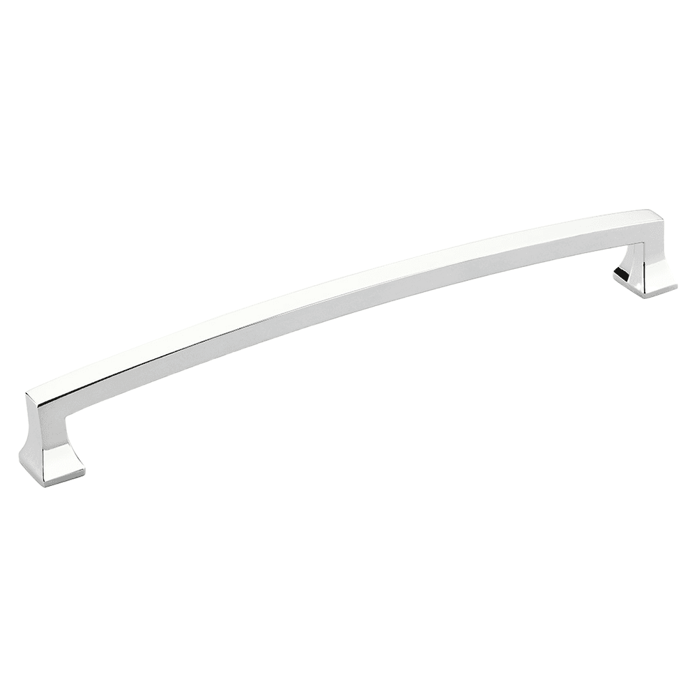 8" Menlo Park Arched Cabinet Pull, Polished Chrome