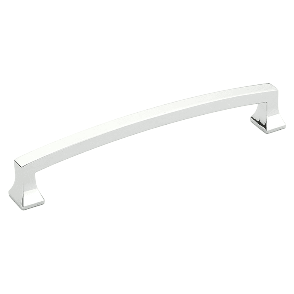 6" Menlo Park Arched Cabinet Pull, Polished Chrome