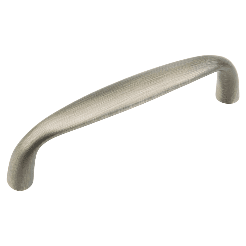 4" Traditional Cabinet Pull, Antique Nickel