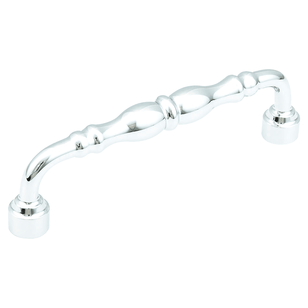 6" Colonial Cabinet Pull, Polished Chrome