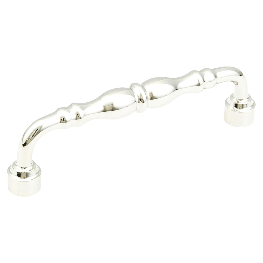 6" Colonial Cabinet Pull, Polished Nickel